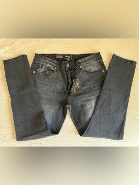 Primitive Skateboarding Men's Skinny Stretch Jeans - Black - 34x30